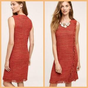 Anthropologie Holding Horses Fringe Knit Dress Bohemian